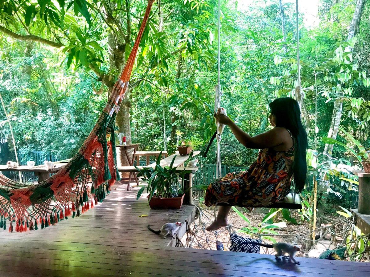 Casa Da Arvore, Sonho Na Amazonia, 2Min A Pe Da Praia Алтер-ду-Шан Экстерьер фото
