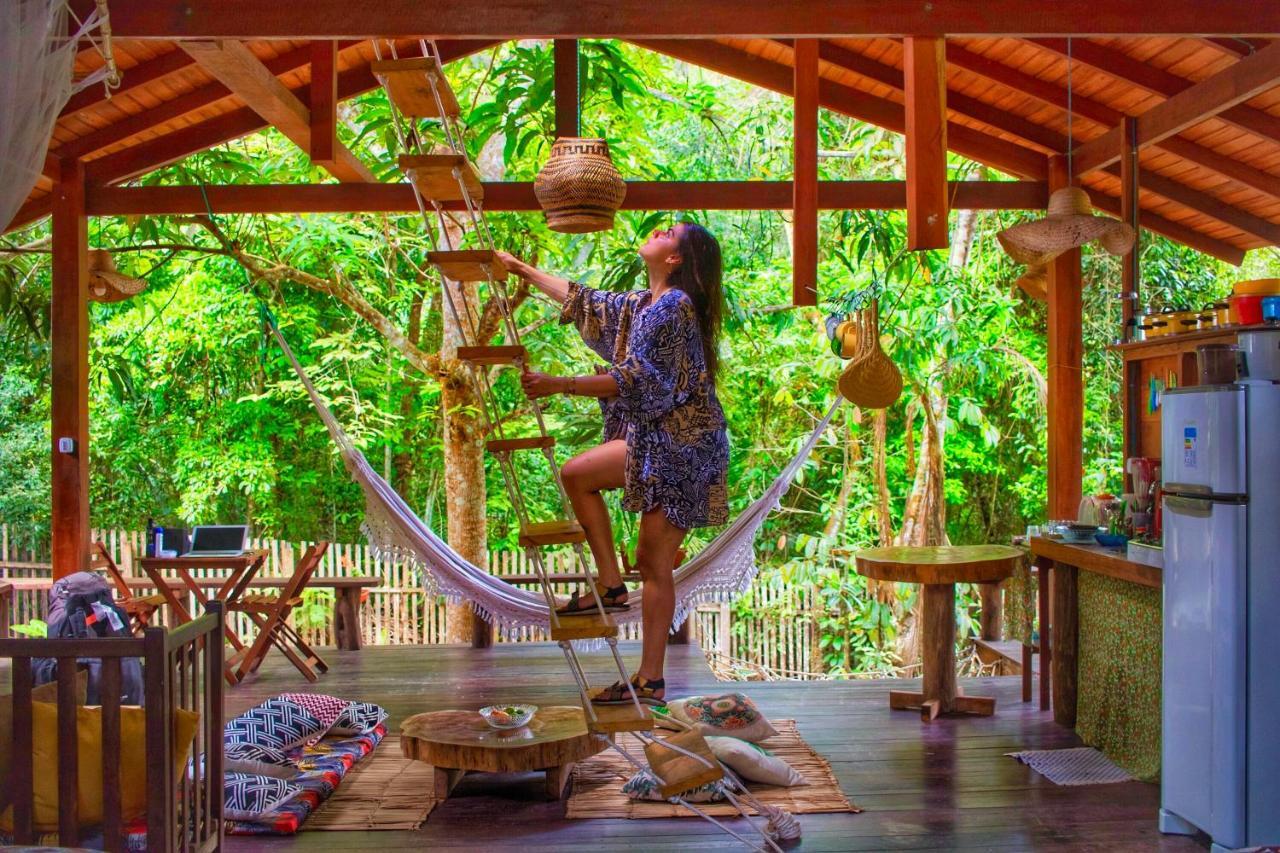Casa Da Arvore, Sonho Na Amazonia, 2Min A Pe Da Praia Алтер-ду-Шан Экстерьер фото